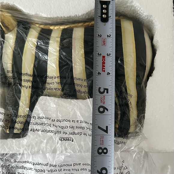 Mackenzie Childs Courtly Stripe Pig Planter - Picture 14 of 16